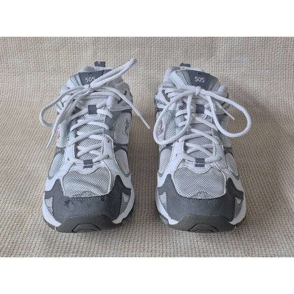 New Balance Womens 505 WX505GP Gray White Pink Running Shoes Sneakers Size 11B - Picture 2 of 13